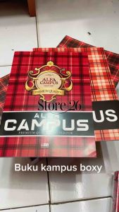 Buku Tulis Boxy Skola / ALFA Campus 50 & 36 Lembar (Pack)