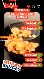 TERMURAH 500GR Kerupuk Oren Merah Krupuk Seblak Mentah Enak