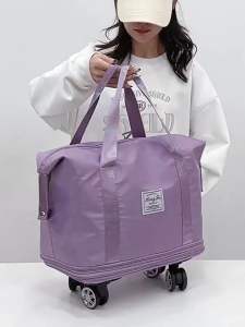 Foldable Travel Bag With Wheels Travel Beg Travel Roda Foldable Bag Travel Beg Baju Travel Murah Beg Pakaian 旅行包