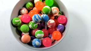 20 pcs mainan Bola bekel pelangi mini mainan tradisional
