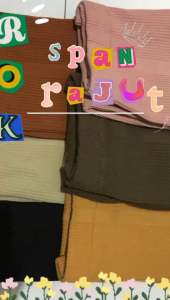 Rok Rajut Span Premium Motif Kancing: Ukuran & Desain Modern