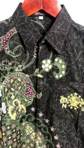 Kemeja Batik NU Cap Nawa Kartikat Hem Atasan Pria Exclusive