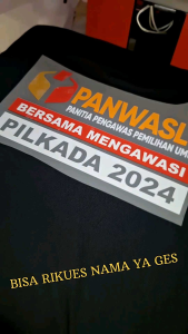 KAOS PANWASLU LENGAN PANJANG KAOS PILKADA SERENTAK 2024