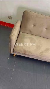 WEEXT SOFABED WOODEN LEGS VELVET - YL80017