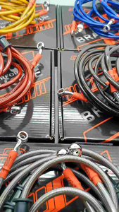 Selang Rem Carbon TR7 RACING MODEL TDR Set Depan Belakang Nmax 155 New/Old Nmax 150 ABS BRAKE HOSE HIGH QUALITY