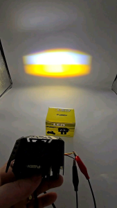 Lampu Tembak SQL 2 Mata Fuzion Putih Kuninb Universal Semua Motor Mobil - Fooglamp SQL 2 Mata Variasi