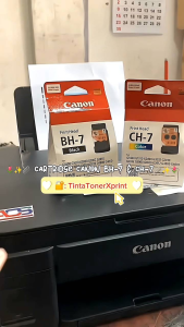 Tinta Catridge Printhead BH-7 Black Dan CH-7 Colour Untuk Printer Canon Series G10001010200030004000