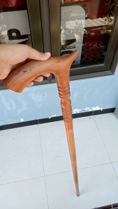 Tongkat Jalan Kayu Nogosari Motif Cula Profil Spesial H500