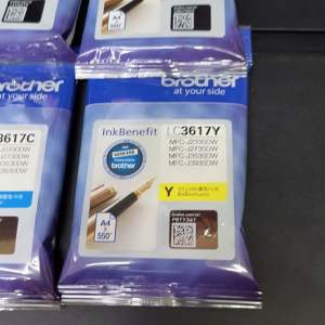 Genuine Original Brother Ink LC3617 Black or Colored