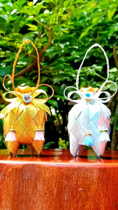 ริบบิ้น ทรงตะข้องเงิน ตะข้องทอง ดูดทรัพย์ภัทรมงคล