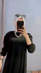 (GRATIS ONGKIR) Gamis Soraya Rempel Tangan - Gamis Soraya Jumbo Knit Condru Premium