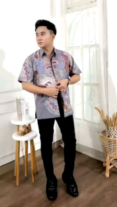 KEMEJA BATIK | HEM BATIK | BATIK KANTOR | BATIK TULIS | BATIK PEKALONGAN | BATIK LENGAN PENDEK MEWAH