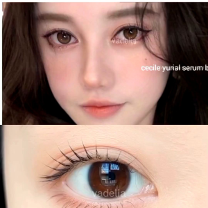 Softlens Yurial Cecile Earl Serum Mul By Eos Dia. 14 mm Normal & Minus ( -0.50 s/d -10.00 ) Bisa Beda Minus Soflens Natural