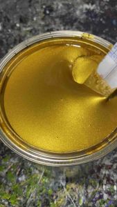 สีเหลืองมุกทองคำไดมอนต์ สีพ่นรถยนต์2K