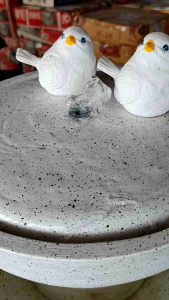 D561 ชุดอ่างน้ำพุ  น้ำผุด 🦅 แถมฟรีปั๊มน้ำ นก 2 ตัว🌧 แต่งบ้าน อ่างน้ำพุ น้ำพุ  น้ำผุด น้ำล้น กระถางปลูกต้นไม้