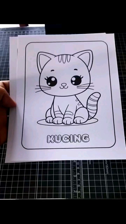 ( ISI 20 LEMBAR ) Kertas Mewarnai Anak Tema Gambar Hewan / Coloring ...