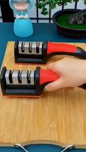 Dụng cụ mài dao kéo 3 cấp độ cầm tay mài dao nhanh bén siêu tiện lợi