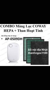 C0way AP-0509DH|Combo Màng lọc khí Hepa+ Than hoạt tính Coway AP-0509DH