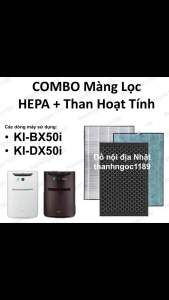 Bộ màng lọc giấy + Than hoạt tính máy lọc không khí Sharp KI-BX50KI-DX50