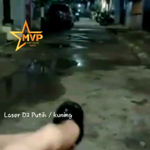 Lampu Tembak Laser LED D2 Mini 2 Warna Putih Kuning High Low Waterproof (Motorcycle and Car)