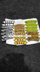 [Custom Lokasi] Bet Logo Lambang Aribut PNS ASN Kementrian Agama Kemenag Kankemenag Dinas Full Bordir