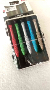 Obeng Set 5in1 Obeng Handphone kaisi K-3106 OBENG HP 3106 screw pembuka baut  T4  T5  T6  +1.5mm   0.8mm all tipe