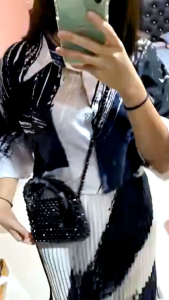 Tas Manik Muat HP | Beaded Bag | Sling Bag | Handle Bag | Tas Monte