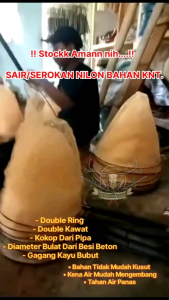 SEROKAN SESER IKAN NILON KUNING | SAIR IKAN BAHAN NILON UKURAN JUMBO (TAHAN AIR PANAS/LENTRU/TAHAN LAMA)