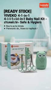(READY STOCK] YIVEKO 4-in-1 Baby Nail Care Kit - Cute Owl Series