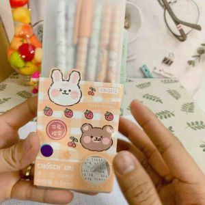 Hộp 12 Cây Bút Gel Tẩy Xoá Được Chosch Loại Tốt Mực Xanh/Tím