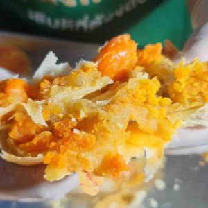 ขนมเปี๊ยะไข่เค็มระเบิด ไส้ถั่วฟัก สุดฮิต - ขั้นตอนการเปลี่ยนแปลงของขนม