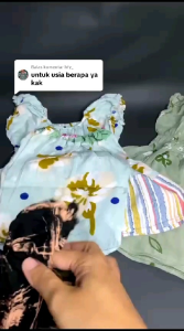 SETELAN  baju tidur batik bayi perempuan bahan rayon cantik murah meriah grosir