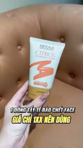 [Chính Hãng] Tẩy tế bào chết dành cho mặt cam CITRUS - MEEA 80g. Tẩy da chết face cam meea.