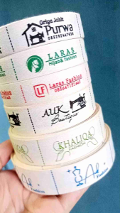 Label Hijab & Baju Katun Woven: Cara Membuat Label Merek Berkualitas