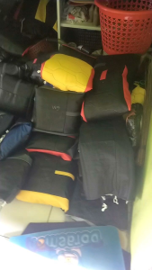 Sarung Jok Sigra Bagian Depan Full Bua Tambah Empuk & Nyaman