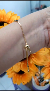 Gelang Tali Gold Batu Hitam Kupu 02gram Semar Nusantara