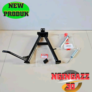 Standar Tengah Satria FU 150 Barong Facelift CBU Hitam Lengkap