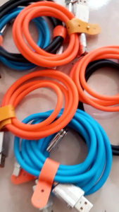 Kabel Data Super Fast Charging 120W Rotating Type C Lightning Silicon