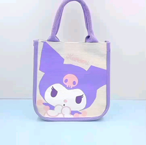 TAS IMPORT SANRIO / TAS LUCU HELLO KITTY / TAS CANVAS TEBAL MELODY KUROMI / TAS TENTENG CINNAMOROLL