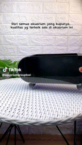 Aquarium mini akrilik pipa pvc uk 30×11×11cm murah unik estetik