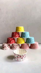 Rim Cupcake / Curling Cup Size S isi 50 Pcs / Cup Muffin
