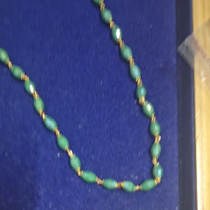 Green Beads With Mala Not 916 - Premium Quality Jewelry & Accessories For Festive