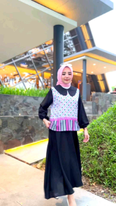 MIDI DRESS POLKA YUMI BY VIENARA