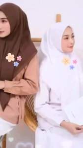 Hijab Segiempat Anak Sekolah SMP Dan SMA//Kerudung Segiempat Basic Voal Polos Jahit Tepi Rapi