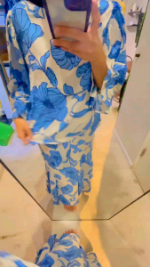 One set skirt floral