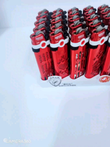 AC6T Red Ant Soft Flame Metal Lighter (Random)