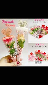 Bunga kuncup kerucut/ bunga valentine/ sovenir/ sovenir bunga/ valentine/kado/ bunga kuncup/ bunga