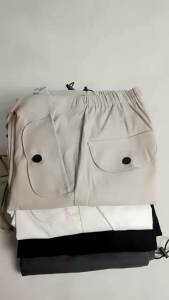 Cargo Serut: Celana Cargo Serut Wanita - Celana Cargo Panjang Tali Serut Korean Style