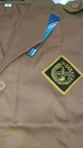 HEPI Baju Pramuka SMP/SMA perempuan lengan pendek seragam sekolah