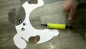 VICENZO Pompa Balon Tangan Mini & Pompa Balon Latex Huruf